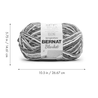 Bernat Blanket BB DEEP SEA Yarn - 2 Pack of 300g/10.5 oz - 100% Polyester - #6 Super Bulky - 220 Yards - Knitting/Crochet - Image 9