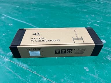 AX WABER Ceiling TV Mount Adjustable Bracket for 26-65 inch LCD LED OLED 4K TVs, Pole Ceiling Mount Holds up to 110lbs,Hanging tv Mount Max VESA 400x400mm (AX11TB01), Black - Image 10