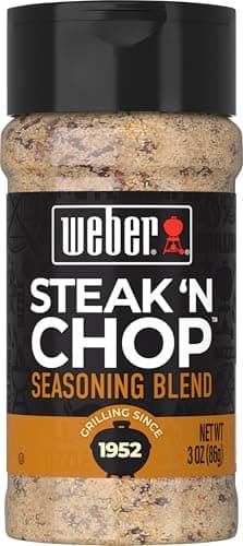 Weber Steak 'N Chop Seasoning, 3 Ounce Shaker - Image 1