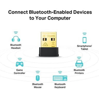 TP-Link Nano 2-in-1 USB Bluetooth WiFi Adapter AC600(Archer T2UB Nano)- Bluetooth 4.2 with 2.4G/5G Dual Band Wireless Network Adapter for Desktop PC, WPA3, Supports Windows 11,10, 8.1,8, 7 - Image 3