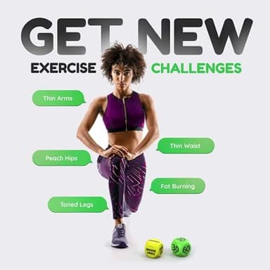 TidyFriend Exercise Dice – 6 Sided Foam Workout Dice for Teens & Adults, Fun Fitness Equipment for Solo or Group Classes, Home Gym Use – Great Workout Equipment & Gifts for Gym Lovers (Yellow - Image 4