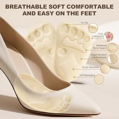 14 Pairs Premium Heel Grips for Men and Women, Heel Pads for Shoes That are Too Big, Self-Adhesive, Inserts for Loose, Heel Filler Cushions Improved Shoe Fit and Comfort. - Image 4