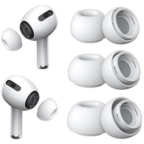 3 Pairs Replacement Ear Tips for Airpods Pro and 2nd Generation with Noise Reduction Hole, Silicone Ear Tips for Airpods Pro with Portable Storage Box and Fit in The Charging Case(S/M/L) - Image 1
