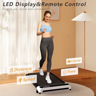 JURITS Walking Pad 2 in 1 for Walking and Jogging, Under Desk Treadmill - Image 3