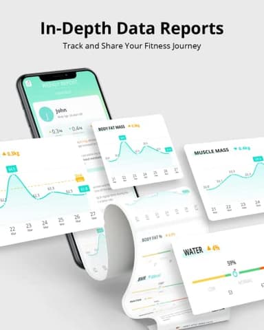 eufy Digital Bathroom Scale P2 Pro, Smart Scale for Body Weight with Wi-Fi Bluetooth, 16 Measurements Body Composition Scale with bmi, Body Fat, Muscle Mass, 3D Virtual Body Mode - Image 5