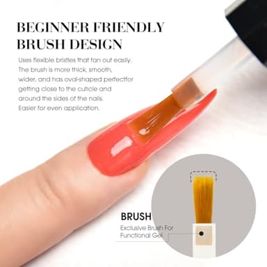 CANNI 6 Colors 9 ML Hema-Free Pastel Yellow Green Gel Nail Polish Set, Sage Forest Lime Green Pale Yellow Gel Polish Kit, Soak Off LED Nail Gel Manicure Kit DIY at Home Salon Gifts - Image 8