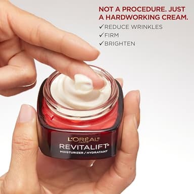 L'Oreal Paris Revitalift Triple Power Anti-Aging Face Moisturizer, Fragrance Free, Pro Retinol, Hyaluronic Acid & Vitamin C to Reduce Wrinkles, Firm & Brighten Skin, 2.55 Oz - Image 6