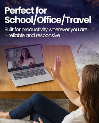 HP 17-inch Touchscreen Business Laptop · Intel 12-Core Ultra 7 255U · 12 NPU Tops · AI Copilot Ready · HD+ Display · Backlit KB · Privacy Camera · Win 11 Pro · w/Accessory (64GB DDR5 | 2TB SSD) - Image 8
