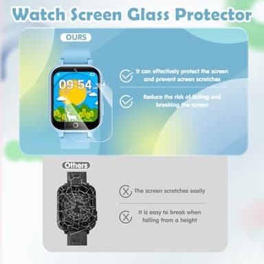 Luyiilo Smart Watch for Kids, with 26 Puzzle Games, Touch Screen, HD Camera, Alarm Clock, Toys for Ages 4-12 Years Old.Birthday Gift for Boys Girls (Soft Blue) - Image 6