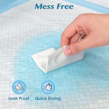 50 Count 36" x 36" Super Absorbency Disposable Underpads - Leakproof Quick Drying Pads for Baby, Puppy & Adults, Bed Pads, Incontinence & Dog Pee - Image 4