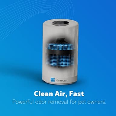 Kenmore PM1005 Air Purifier with H13 True HEPA Filter, Covers Up to 850 Sq.Foot, 25db SilentClean 3-Stage HEPA Filtration System for Office & Bedroom - Image 5