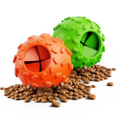 ZHIERDE Dog Puzzle Toy 2 Pack – Cognitive Dog Treat Toy,Interactive Dog Toys for Treat Dispensing, Slow Feeder for Mental Stimulation & Anxiety Relief, Puppy Training Toy, Natural Rubber - Image 9