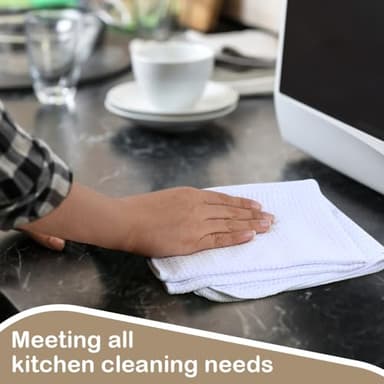 SINLAND Kitchen Towel Premium Sublimation Blank Towels Fast Drying Tea Towel Polyester Dish Towels for Drying Dishes16 Inch X 24 Inch 20 Pack - Image 7