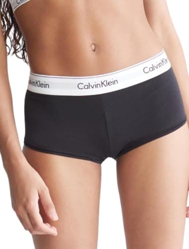 Calvin Klein Women's Modern Cotton Short, Black, Large - Image 1