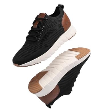 DECARSDZ Mens Comfort Mesh Fabric Fashion Breeze Sneakers Casual Shoe Breathable Walking Shoes Use for Urban Commuting Leisure Socials Outdoor City Getaways Black - Image 6