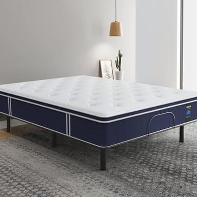 Full Size Mattress 12 Inch, Coolvie Firm Mattress Hybrid in a Box with CertiPUR-US® Certified Foam, Individual Pocket Spring for Motion Isolation & Pressure Relief- Comfort Night Sleep-100-Night Trial - Image 2