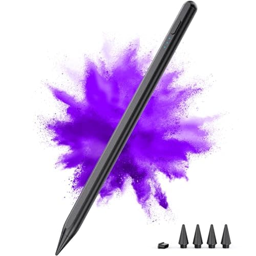 Stylus Pen for iPad 2018-2025, 15Mins Fast Charge for Apple Pencil, Palm Rejection, Compatible with iPad 10/9/8/7/6, iPad Pro 12.9"/11"/13" M4, iPad mini 6/5, iPad Air 5/4/3/11"-13" M2 - Image 1