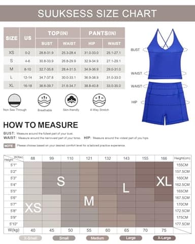 SUUKSESS Women 2 Piece Workout Sets Hidden Scrunch Butt Lifting Yoga Shorts with Pockets Backless Strappy Padded Tank Tops Outfits (Peach, M) - Image 6