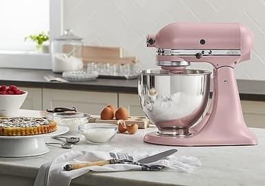 KitchenAid Artisan Series 5-Quart Tilt-Head Stand Mixer - KSM150PS, Dried Rose - Image 3