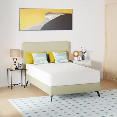 FDW | 12 Inch Full Mattress | Medium Firm | Gel Memory Foam Mattress | White | Bed in a Box, CertiPUR-US Certified | Pressure Relief, Cooling Ventilated Foam | Washable Removable Cover - Image 7