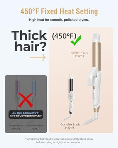 Europe Travel Curling Iron Mini: Dual Voltage Curling Iron for Traveling - Mini Travel Curling Irons 1 Inch with US Plug,Gold 450℉ for Thick/Coarse Short Hair - Image 8