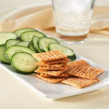 Triscuit Dill, Sea Salt & Olive Oil Whole Grain Wheat Crackers, Lunch Snacks, Bulk Snack Crackers, 6 - 8.5 oz Boxes - Image 8
