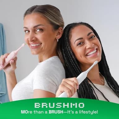 Brushmo Plaque Control Replacement Toothbrush Heads, Compatible with Philips Sonicare Click-on Electric Toothbrush Handles, 8 Standard Replacement Heads, Soft Dupont Bristles, BM928, White - Image 7