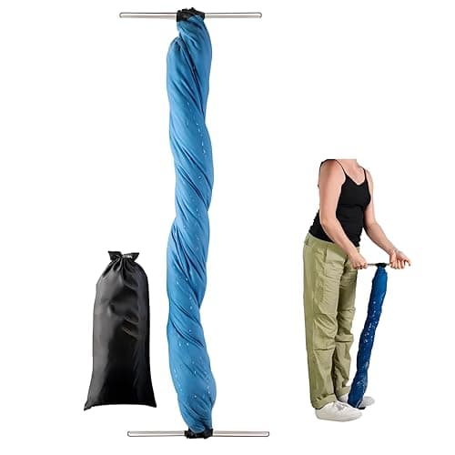 HeYi Home Ultra-Light Manual Clothes Wringer - Hand Crank Laundry Dryer for Lightweight Clothing & Towels, Portable w/Camp/Travel/Off-Grid Use, Compact Eco-Friendly Design - Durable & Space-Saving - Image 1