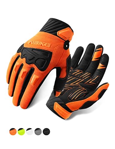 INBIKE Mountain Bike Gloves for Men Knuckle Guard Padded Men's Cycling Gloves Breathable for MTB Motocross Racing Dirtbike - Image 1