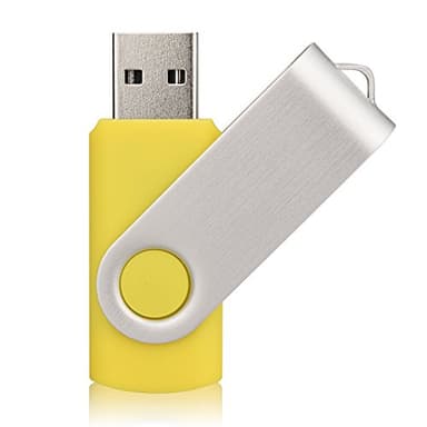 Aiibe 5pcs USB Flash Drive 4GB Pen Drive Thumb Drives USB Drive (5 Colors: Black Red Yellow White Purple) - Image 6