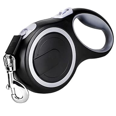 26Ft Retractable Dog Leash, Heavy Duty Great Leash for Dog up to 110 lbs, Anti-Slip Rubberized Handle, One-Handed Brake, Strong Nylon Tape, Tangle Free(Large Size). - Image 1