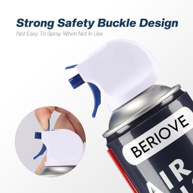 BERIOVE Keyboard Cleaner Air Spray for Laptop - Keyboard Cleaner Air Duster Cleaning - Car Duster Air Blower - Image 5