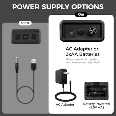 BEWISHOME Watch Winder for Automatic Watches, Automatic Watch Winder Box Watch Spinner with LED Light, Double Watch Winder with Quiet Motor Wooden 4 Modes Battery or Type-C Adapter, Brown SYQ02Y - Image 7