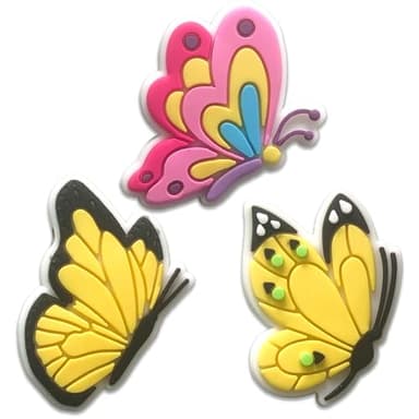 Butterfly & Flower Croc Charms for Girls - 30 PCS Colorful Shoe Decoration Pins for Clog Sandals,Cute Accessories for Kids,Women Party Favor Gifts - Image 5