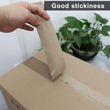 BOMEI PACK 36Rolls Brown Packing Tape with Dispenser, Brown Tape Refill Rolls for Packaging, Shipping and Moving, 2.6Mil 1.88 Inch x 60 Yard - Image 5