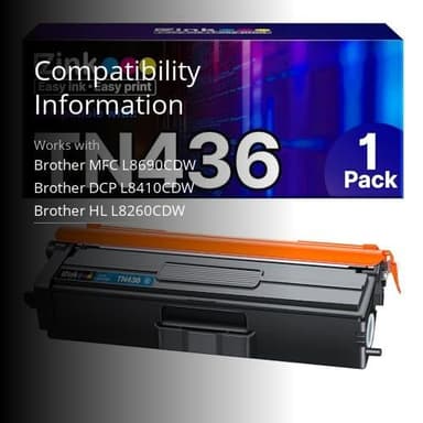 E-Z Ink TN436 Toner Cartridge Replacement for Brother TN436 TN433 TN431 Toner to Use with Brother HL-L8260CDW, L8360CDW, MFC-L8690CDW, L8900CDW, DCP-L8410CDW Printers(Cyan ,1 Pack) - Image 3