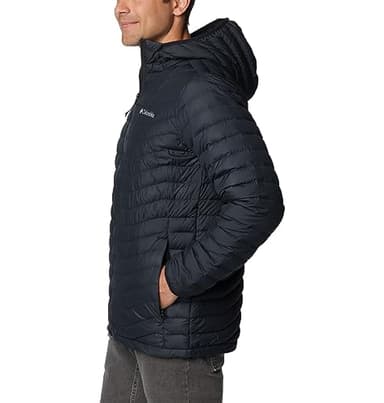 Columbia Men's Westridge Down Hooded Jacket, Black, XX-Large - Image 3