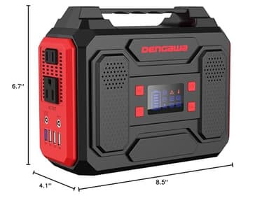 DenGaWa Power Bank with AC Outlet 250Wh, Solar Generator Power Bank, 300W Portable Power Station,110V Small Portable Generator for Home Use Camping Emergency Hunting Outdoor - Image 8