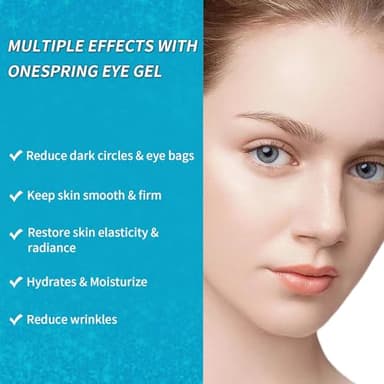 Onespring Eye Masks, Under Eye Patches for Puffiness, Retinol Collagen Eye Gel Pads, Reduce Wrinkles, Eye Bags & Dark circles - Face Mask Skincare, Anti Aging & Moisturizer, 24 Pairs - Image 4