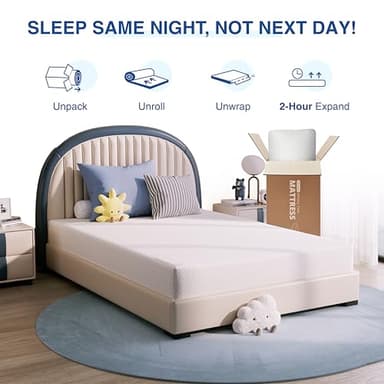 Gelsea 8 Inch Twin Mattress for Kids, Twin Size for Bunk Bed and Trundle, Cooling Gel Memory Foam for Adults and Toddler, Fiberglass Free Mattress in a Box, Foam Made in USA, CertiPUR-US Certified - Image 7