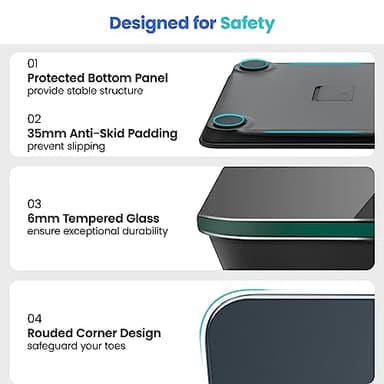 Etekcity Scale for Body Weight, Digital Bathroom Scales for People, Most Accurate to 0.05lb, Bright LED Display & Large Clear Numbers, Upgraded Quality for the Elderly Safe Home Use, 400 lbs - Image 4