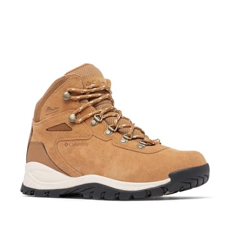 Columbia Womens Newton Ridge Plus Waterproof Amped, Elk/Dark Stone, 10.5 - Image 1