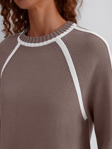 LILLUSORY Womens Lounge Set Two 2 Piece 2025 Fall Loungewear Knit Matching Sweater Sweat Suits SweatSuits Trendy Fashion Outfits Clothes Clothing Colorblock Pants Winter Cute - Image 5