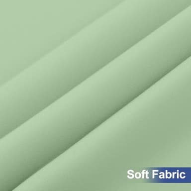 homing 2 Pack Rectangle Table Cloth, Elastic Fitted Fabric Tablecloth Fits for 6 Foot Folding Tables, Washable Table Cover for Picnic, Camping, Indoor & Outdoor (Green, 30" x 72") - Image 2