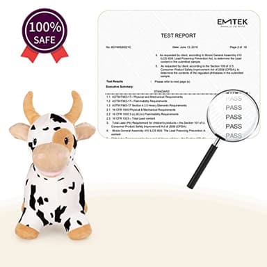 INPANY Bouncy Cow Farm Animal Hopper Toys, Toddler Plush Bouncing Inflatable Bouncer, Ride on Hopping Horse, Indoor Outdoor Cowboy Rodeo Birthday Party Decorations Gifts for 2 3 4 Year Old Girls Boys - Image 6