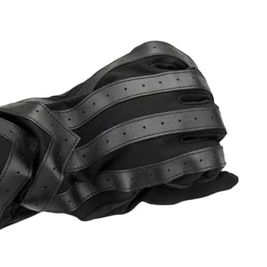 isotoner Men's Water Repellent Woven Stretch Chevron Touchscreen Gloves - Image 6