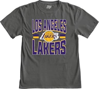 Los Angeles Lakers NBA Officially Licensed T-Shirt Ringspun Bold Black, Medium - Image 3