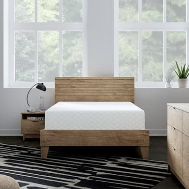 Signature Design by Ashley Full Size Chime 12 Inch Medium Firm Memory Foam Mattress with Green Tea & Charcoal Gel for Pressure Relief, Fiberglass Free, Mattress In A Box - Image 3