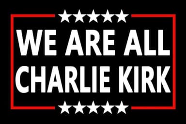 10 Pack We are All Charlie Kirk I Am Turning Point USA Patriot Pray Justice Assassination Shooting Hero Freedom Merch Stickers Laptop Bumper Decal Window Waterproof Car Stickers - Image 2