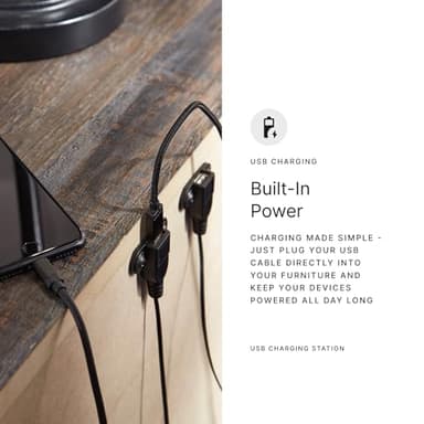 Signature Design by Ashley Boyington Contemporary Leather Match Power Reclining Sofa with USB Charging Ports, LED Lights and Adjustable Headrest, Light Gray - Image 23